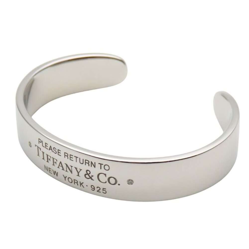 Tiffany & Co Bangle Return to Cuff 925 Silver Approx 32.3 g Silver 2 pd Bracelet